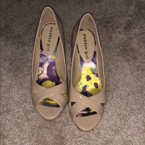 Madden girl peep-toe heels